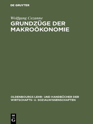 cover image of Grundzüge der Makroökonomie